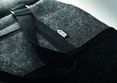 Logotrade ziemassvētku dāvanas foto: RPET filca nedēļas nogales soma