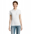 PEOPLE WOMEN POLO 210g, Balts