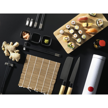 Logotrade logo dāvanas foto: Temaki Bamboo Sushi Tray dāvanu komplekts