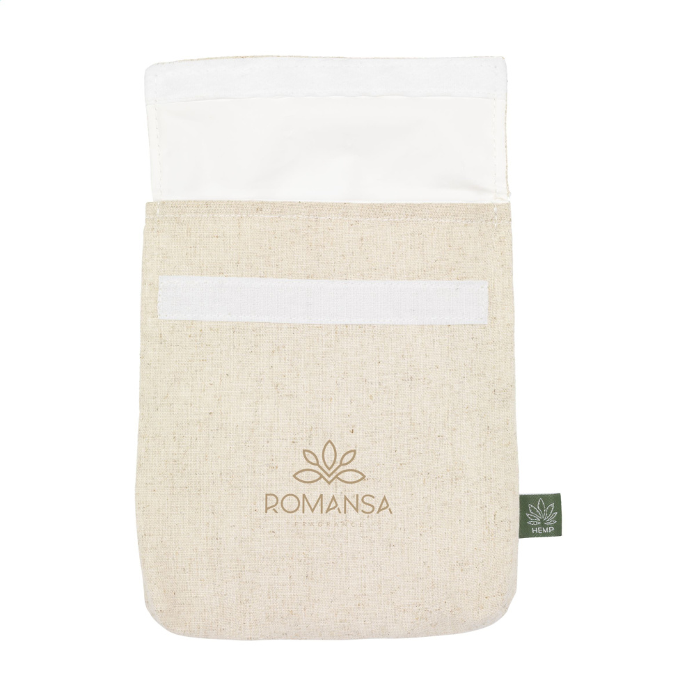 Logotrade logo dāvanas foto: Kaņepju FoodPouch maisiņš maizei