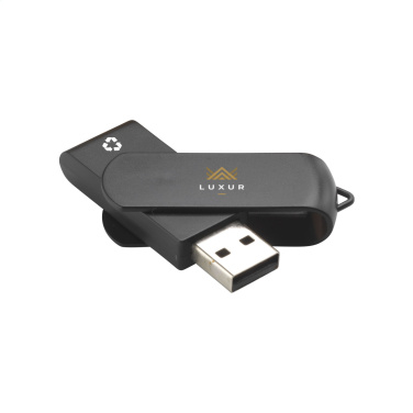 Logotrade dāvanas foto: USB Twist Recycle 32 GB
