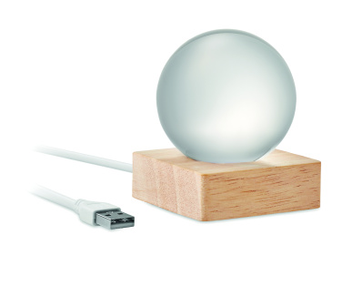 Logotrade korporatīvās dāvanas foto: LED stikla bumba
