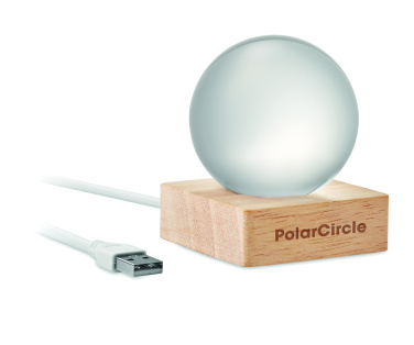 Logotrade korporatīvās dāvanas foto: LED stikla bumba