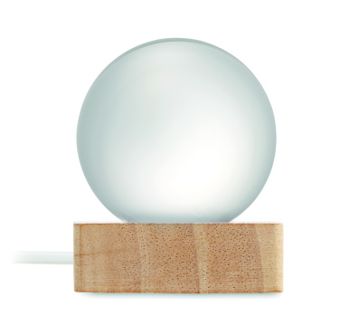 Logotrade ziemassvētku dāvanas foto: LED stikla bumba