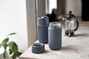 Logotrade ziemassvētku dāvanas foto: Black+Blum stikla ceļojumu krūze 340 ml