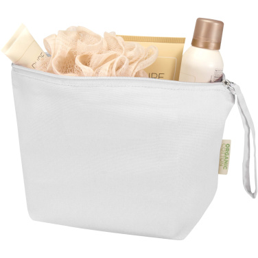 Logotrade biznesa dāvanas foto: Odisha 180 g/m² OCS organiskā lielais aksesuāru maisiņš 3L