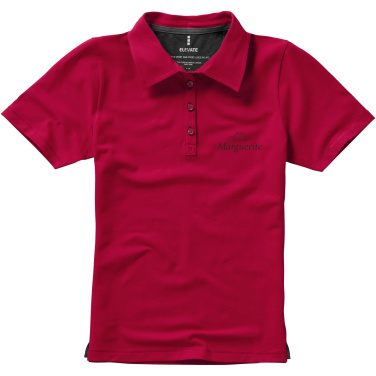 Logotrade biznesa dāvanas foto: Markham sieviešu elastīgs polo ar īsām piedurknēm