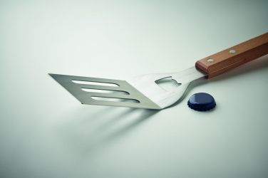 Logotrade ziemassvētku dāvanas foto: BBQ lāpstiņa no dižskābarža koka
