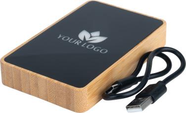 Logotrade ziemassvētku dāvanas foto: 5000 mAh barošanas bloks ar izgaismotu logotipu