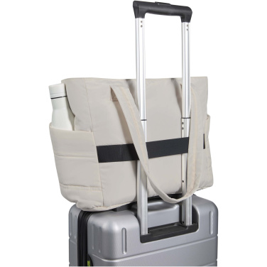 Logotrade dāvanas foto: Puffer 15,6" GRS pārstrādāta klēpjdatora iepirkumu soma 18L