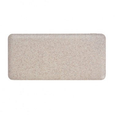 Лого трейд pекламные подарки фото: 10.000 мАч внешний аккумулятор на пшеничной соломе