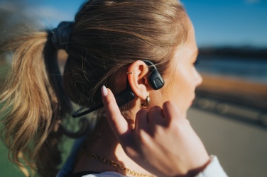 Логотрейд pекламные продукты картинка: Urban Vitamin Glendale RCS пластиковые воздухопроводящие наушники