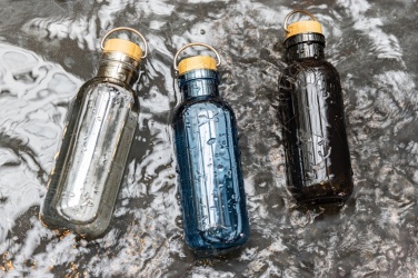 Логотрейд pекламные продукты картинка: Бутылка RCS RPET с бамбуковой крышкой и ручкой