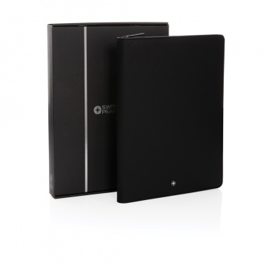 Логотрейд pекламные подарки картинка: Портфель Swiss Peak Heritage RCS rPU A4 с застежкой-молнией