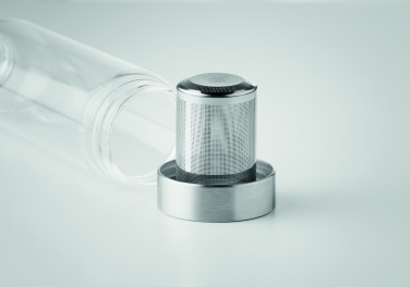 Логотрейд pекламные cувениры картинка: Фляга стеклянная одностеннная