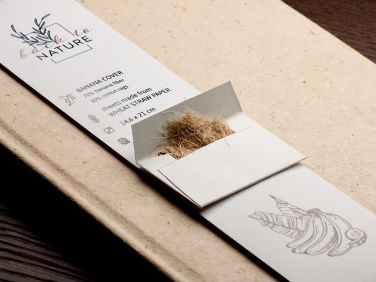 Лого трейд бизнес-подарки фото: Блокнот из переработанного банана 209734200