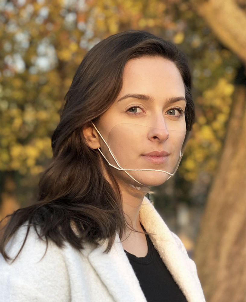 Логотрейд pекламные подарки картинка: ATENA прозрачная защитная маска для рта и носа 1461162