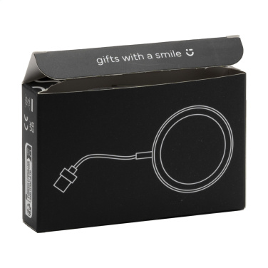 Лого трейд pекламные cувениры фото: Беспроводное зарядное устройство Force MagSafe 10 Вт из переработанного материала