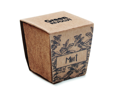 Лого трейд pекламные cувениры фото: Mint seeds growing kit