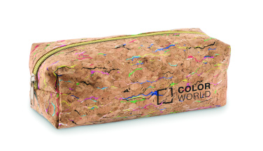 Лого трейд pекламные подарки фото: Coloured cork pencil case