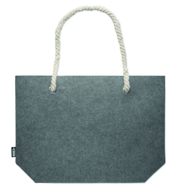 Логотрейд pекламные подарки картинка: RPET felt beach bag