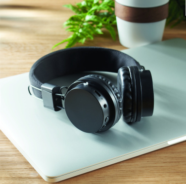 Лого трейд pекламные подарки фото: ABS wireless foldable headphone