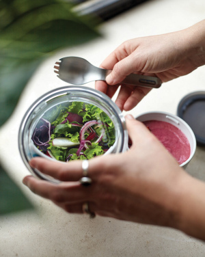 Логотрейд pекламные продукты картинка: Черный+Blum Ланч-пот Оригинал