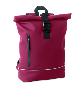 Логотрейд pекламные cувениры картинка: Laptop 15" roll top PU backpack