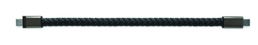 Лого трейд pекламные подарки фото: Braided bracelet cable type-C