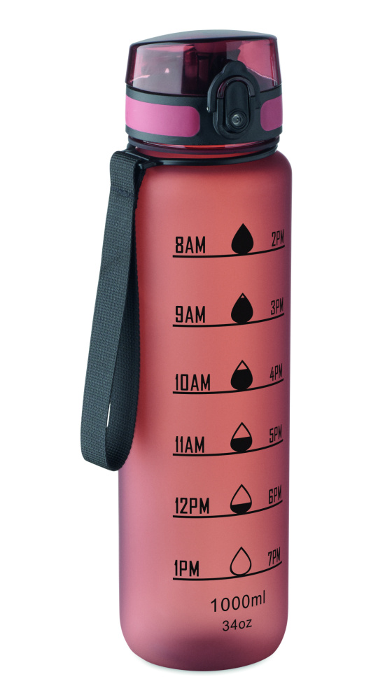 Логотрейд pекламные подарки картинка: Sports water bottle RPET 1L