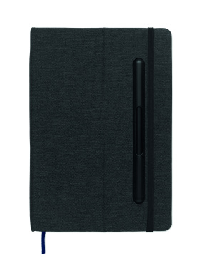 Лого трейд бизнес-подарки фото: A5 notebook with phone holder