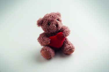 Логотрейд pекламные cувениры картинка: Teddy bear plush with heart