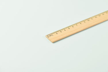 Лого трейд бизнес-подарки фото: Wooden ruler 30cm
