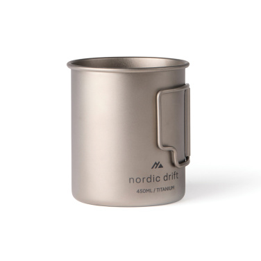 Логотрейд бизнес-подарки картинка: Кружка Nordic Drift Trail Ultra Light Titanium 450 мл