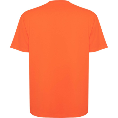 Лого трейд бизнес-подарки фото: Унисекс-футболка Bull свободного кроя из переработанных материалов с коротким рукавом