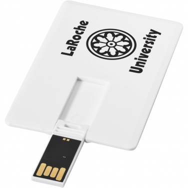 Logotrade profilprodukter bild: Slim USB 4 GB i kortformat