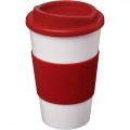 Americano® 350 ml termosmugg med grepp, Vit/röd