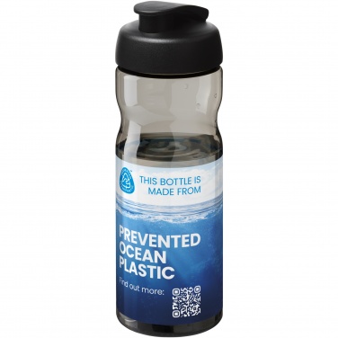 Logotrade kampanjprodukter bild: H2O Active® Eco Base 650 ml sportflaska med uppfällbart lock