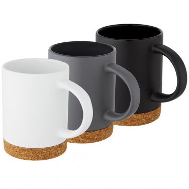 Logotrade reklamprodukter bild: Neiva 425 ml keramikmugg med korkbas