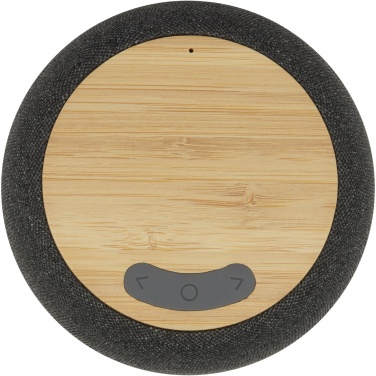 Logotrade profilprodukter bild: Ecofiber Bluetooth®-högtalare och trådlös laddningsplatta i bambu/RPET