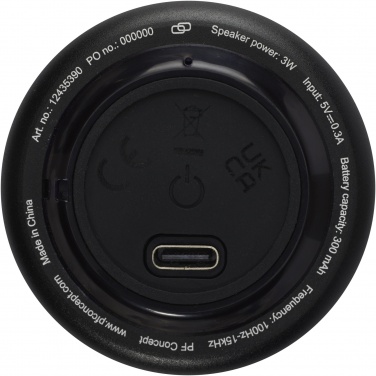 Logotrade profilprodukter bild: Rise 3 W Bluetooth®-minihögtalare av RCS-återvunnen aluminium 
