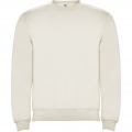 Clasica unisex tröja med rund hals, Vintage vit