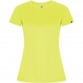 Imola kortärmad funktions T-shirt för dam, Fluor Gul