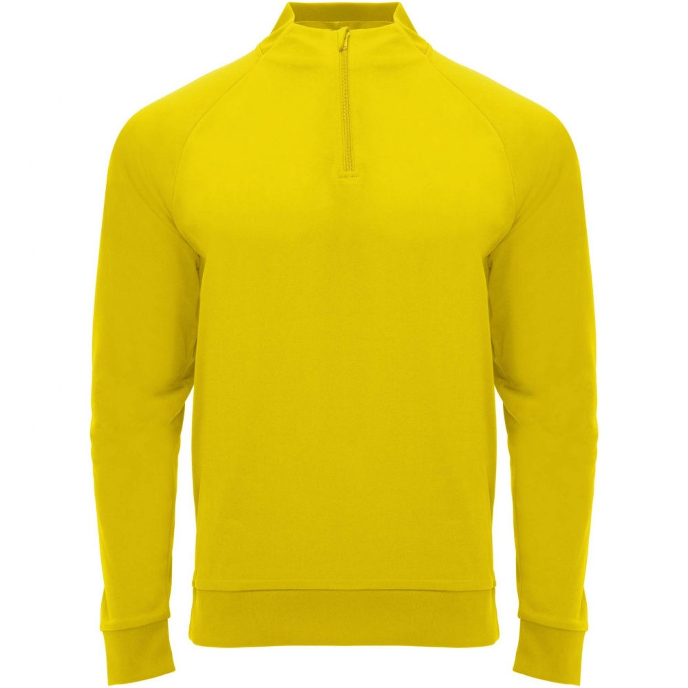 Logotrade presentreklam bild: Epiro långärmad sweatshirt med kvartslång dragkedja för barn