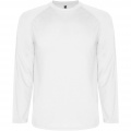 Montecarlo långärmad sport t-shirt för barn, Vit