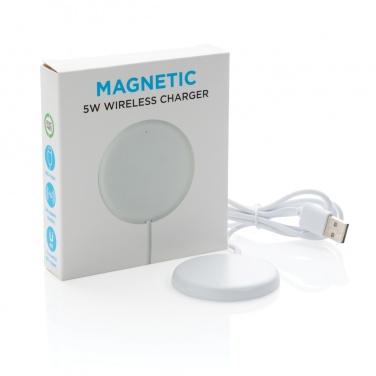 Logotrade profilreklam bild: 5W magnetisk trådlös laddare