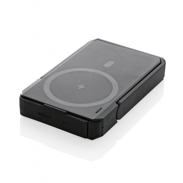 Logotrade profilprodukter bild: Skywave 5.000 mAh/10W trådlös solcellspowerbank RCS rplast
