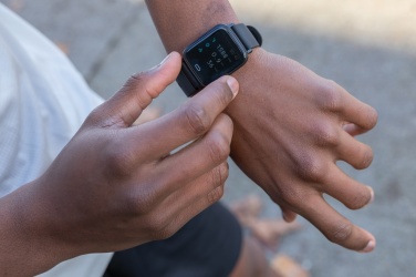 Logotrade presentreklam bild: Fit watch RCS återvunnen TPU