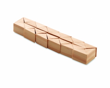 Logotrade profilprodukter bild: Träpussel/hjärnspöke i trä