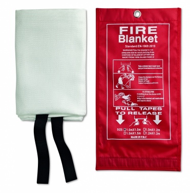 Logotrade kampanjprodukter bild: Brandfilt i fodral 100x95cm